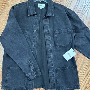 Black Denim Jacket for Men